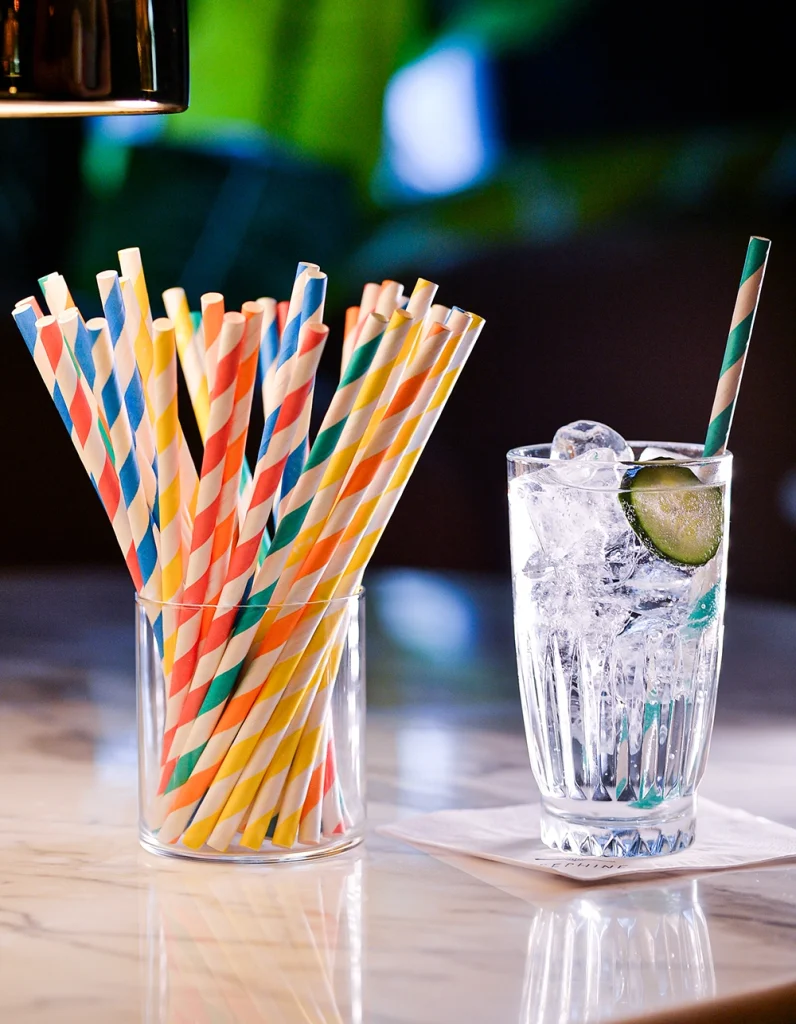 Papirne Šarene slamčice